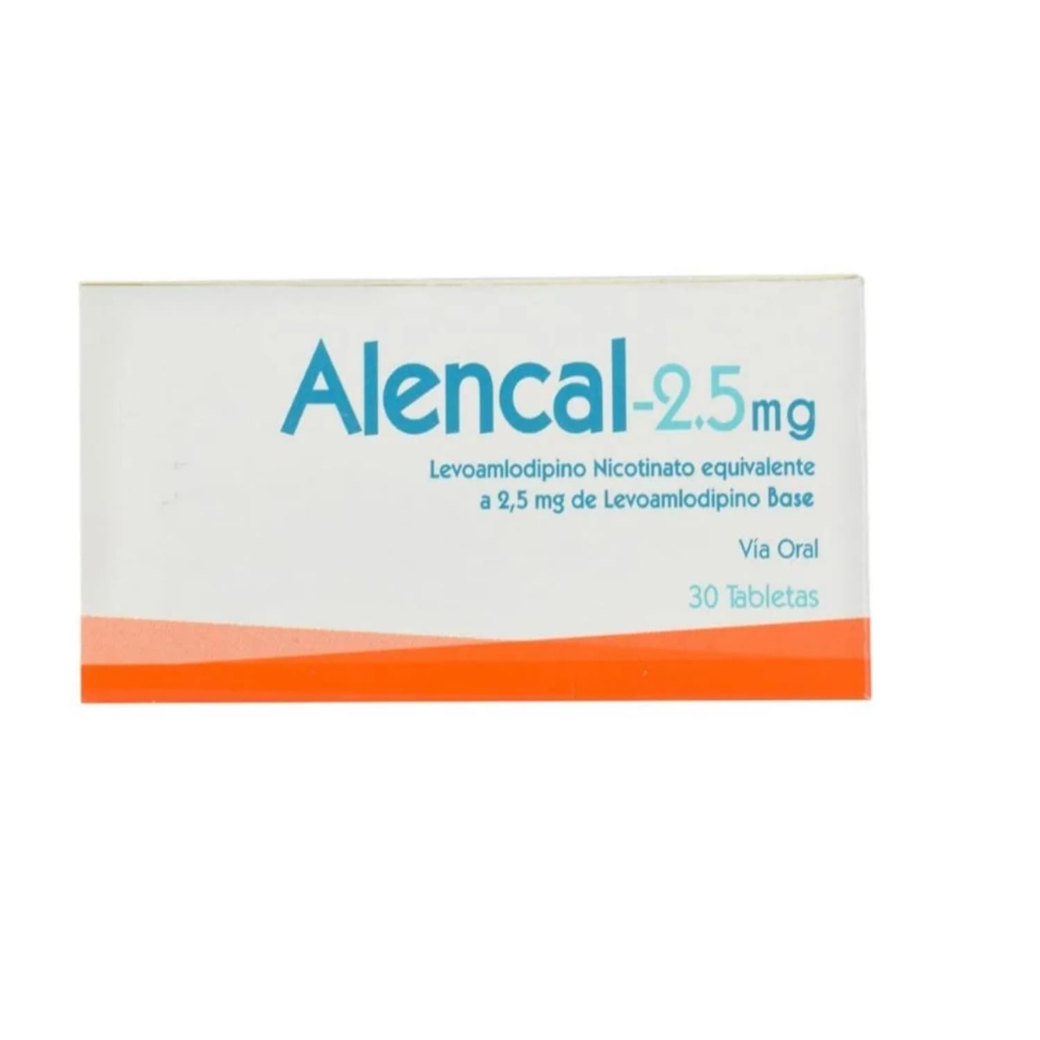 ALENCAL 2,5 MG CAJA X 30 TAB (LEVOAMLODIPINO)