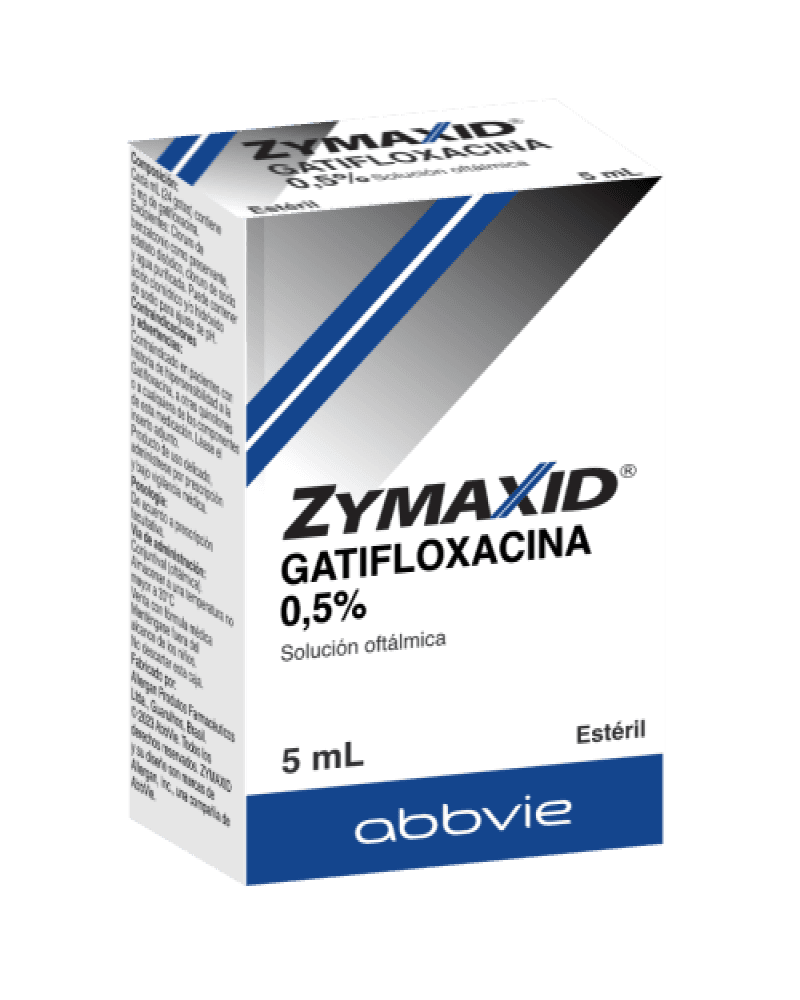 ZYMAXID FRASCO X 5 ML (GATIFLOXACINO)