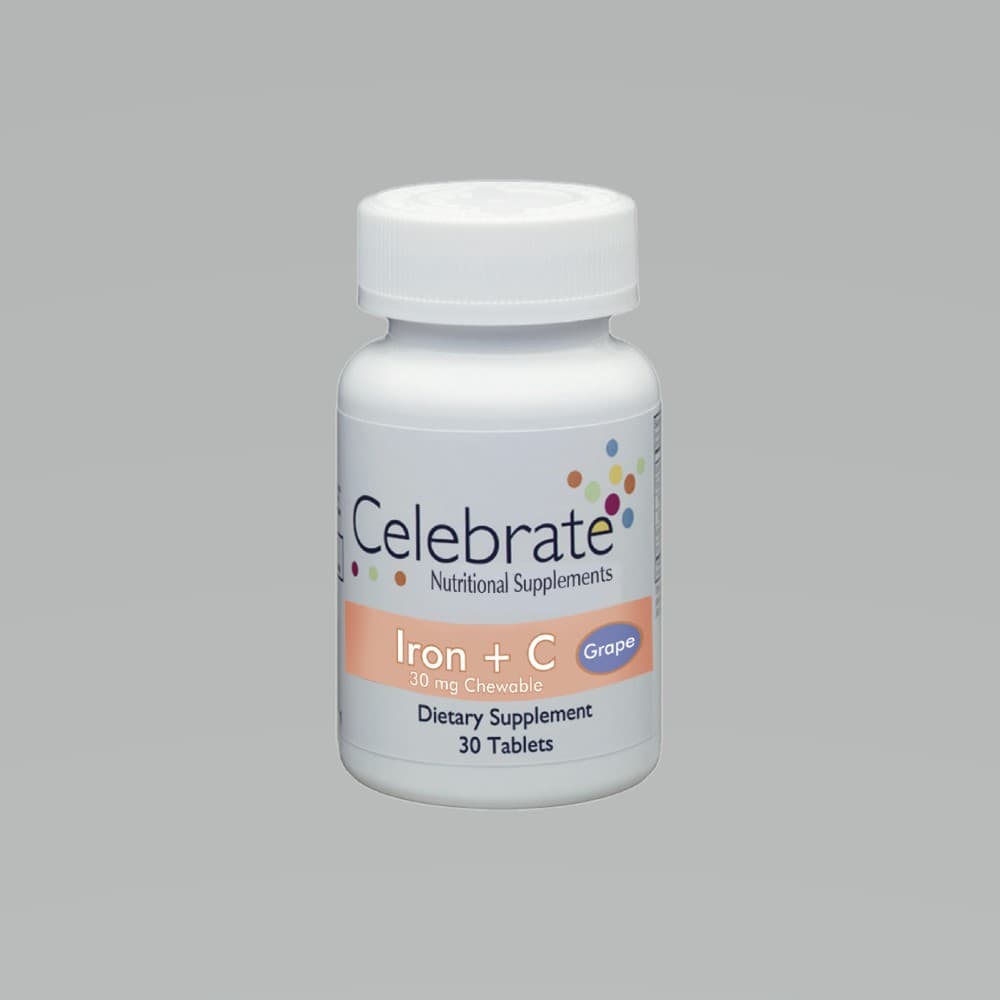 HIERRO X 30 MG DE CELEBRATE TARRO X 30 TABLETAS (FUMARATO FERROSO)