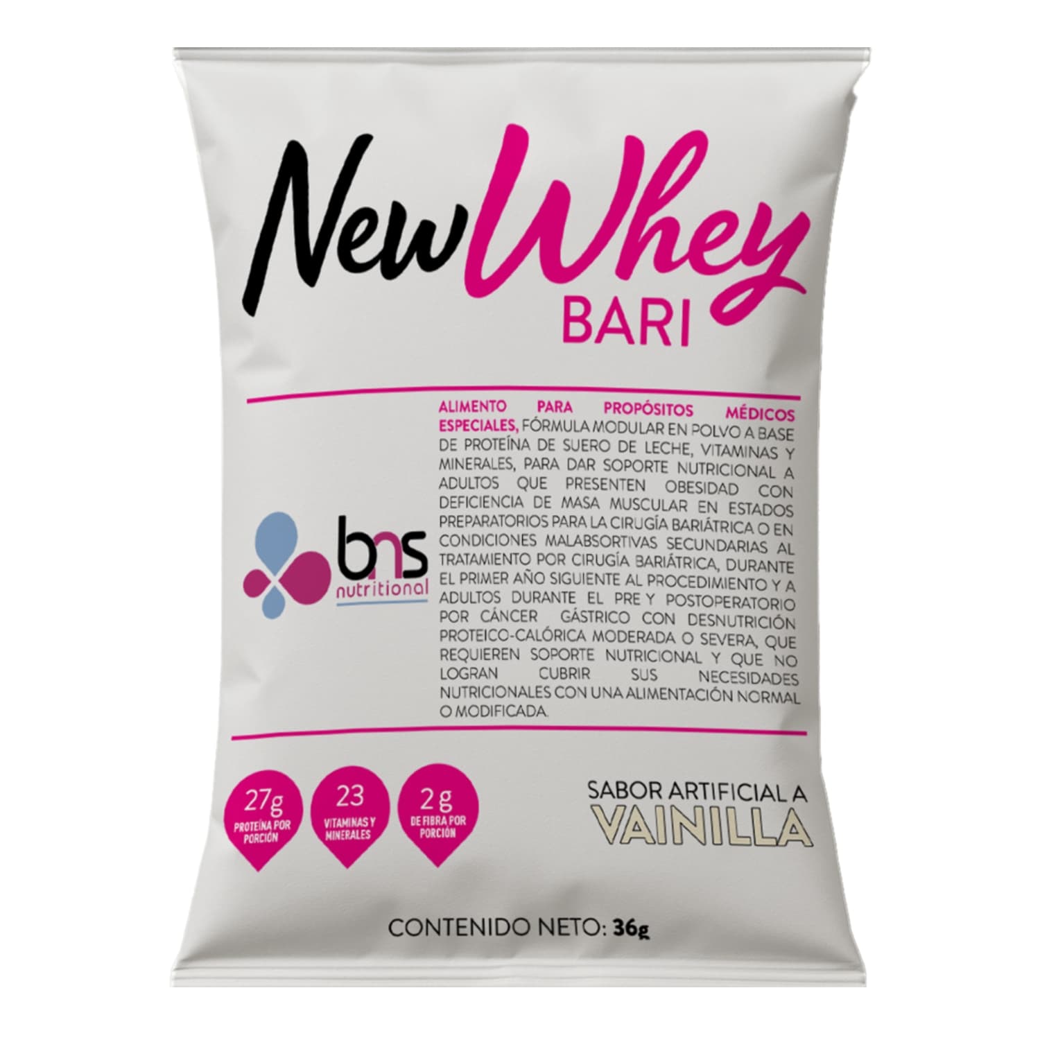 PROTEINA NEW WHEY BARI SOBRES X 36 GR
