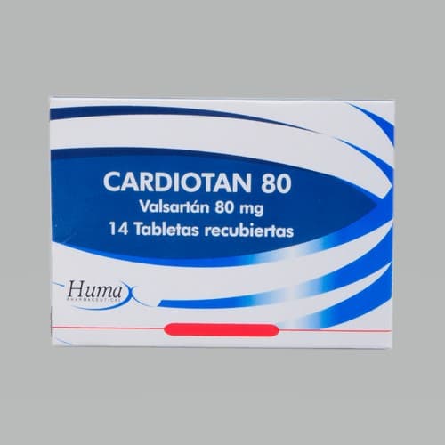 CARDIOTAN (VALSARTAN) 80MG CJ X 28 TAB CAJA X 28 TABLETAS (CARDIOTAN (VALSARTAN) 80 MG)