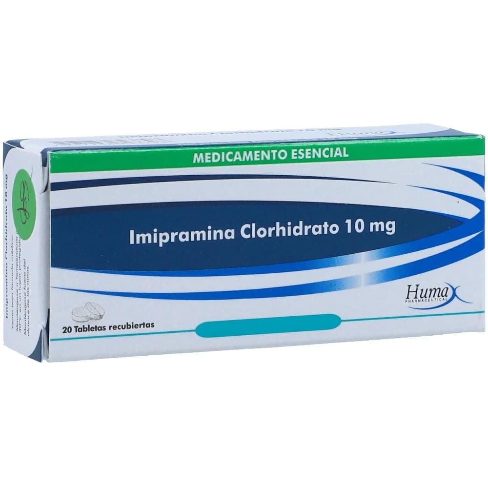 IMIPRAMINA 10 MG CAJA X 20 TAB CAJA X 20 TABLETAS (IMIPRAMINA 10 MG)