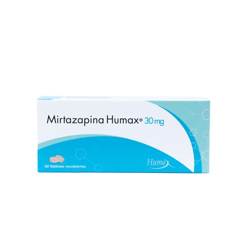 MIRTAZAPINA 30 MG CAJA X 30 TAB CAJA X 30 TABLETAS (MIRTAZAPINA 30 MG)