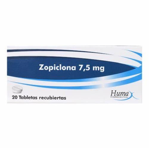 ZOPICLONA 7.5 MG CAJA X 20 TAB CAJA X 20 TABLETAS (ZOPICLONA 7.5 MG)