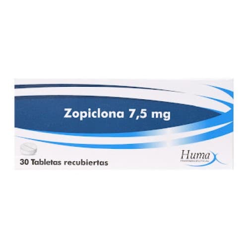 ZOPICLONA 7.5 MG CAJA X 30 TAB CAJA X 30 TABLETAS (ZOPICLONA 7.5 MG)