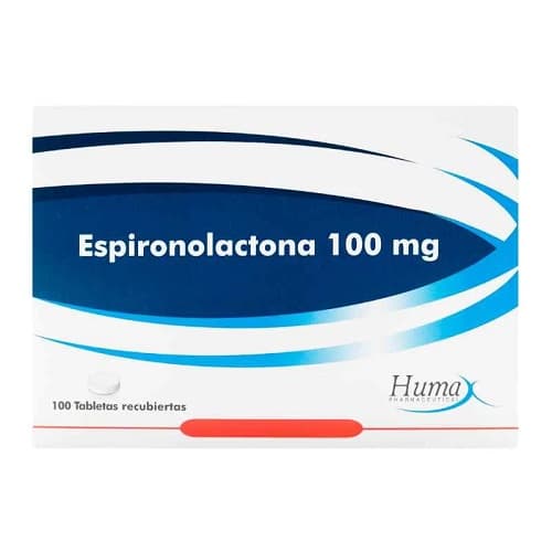 ESPIRONOLACTONA 100 MG CAJA X 100 TAB CAJA X 100 TABLETAS (ESPIRONOLACTONA 100 MG)