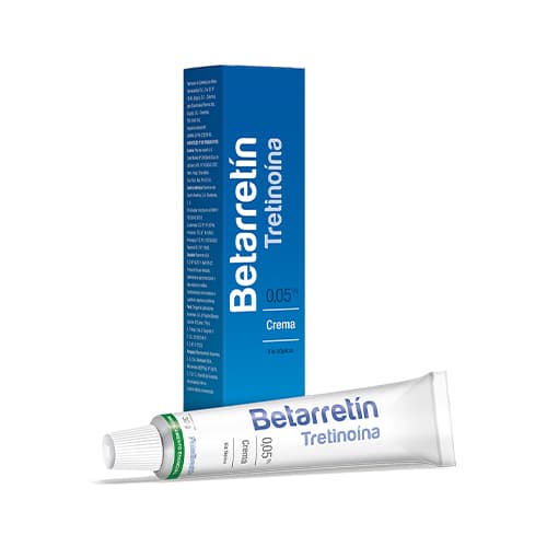BETARRETIN 0.05% CREMA TUBO X 30 GR (TRETINOINA (RETINOICO ACIDO))
