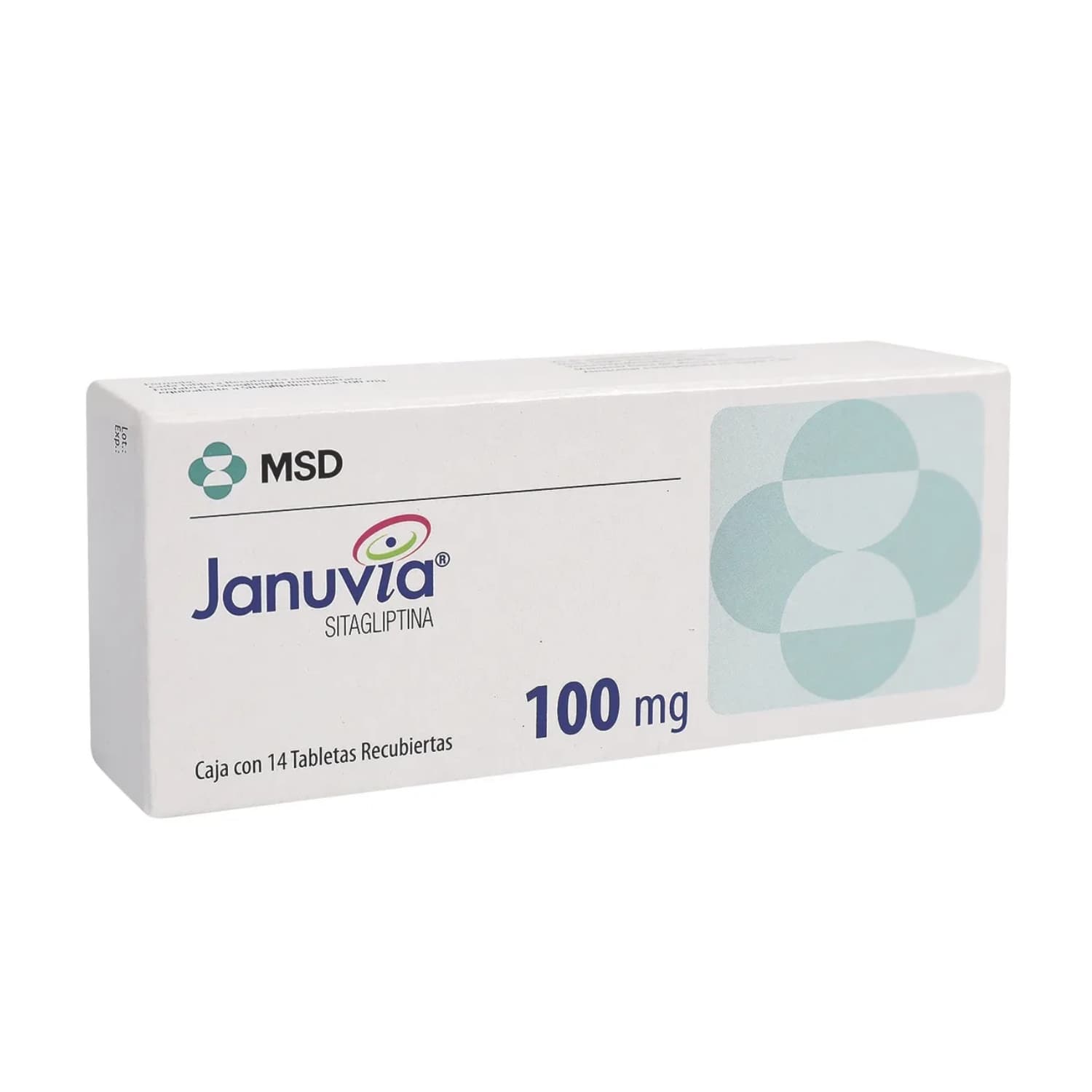 JANUVIA 100MG 14TAB COL CAJA X 14 TABLETAS RECUBIER (SITAGLIPTINA)
