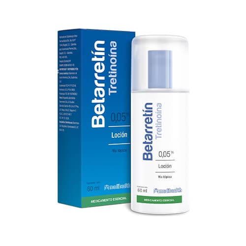 BETARRETIN 0.05% LOCION FRASCO X 60 ML (TRETINOINA (RETINOICO ACIDO))