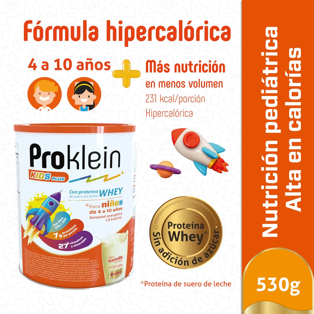 PROKLEIN KIDS PLUS X 530G VAINILLA LATA (MULTIVITAMINICO)