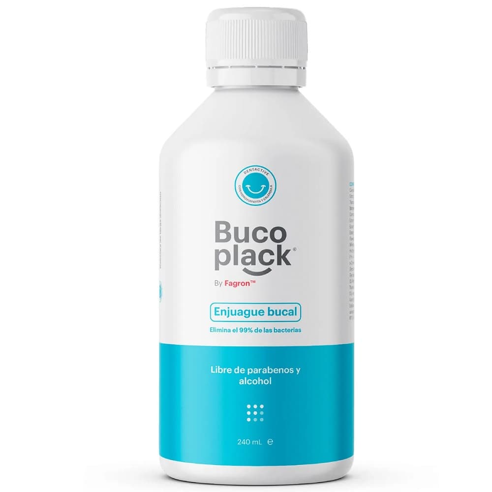 BUCOPLACK ENJUAGUE BUCAL FRASCO X 240 ML FRASCO X 240 ML (NO APLICA)