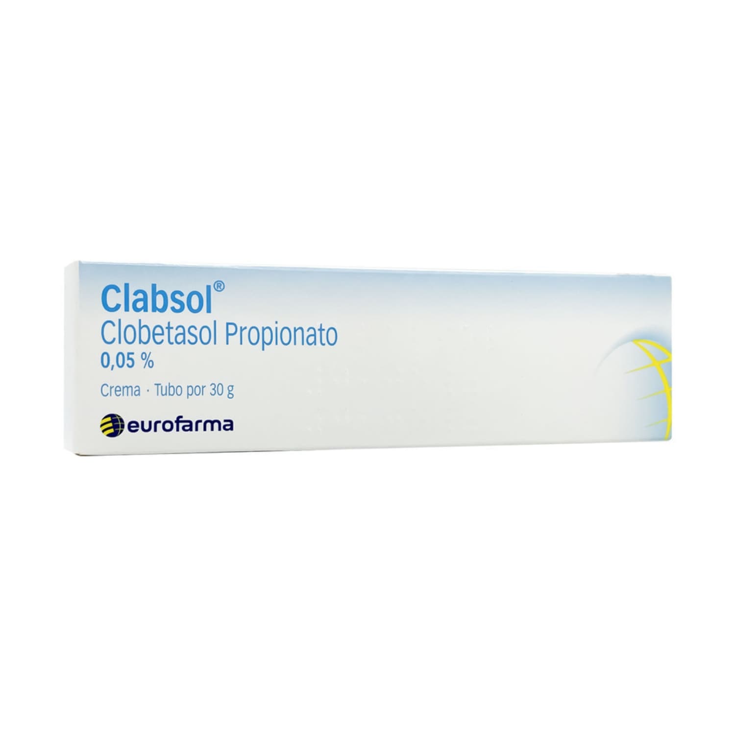 CLABSOL 0,5% CREMA TOP - CJA CON TUBO X 30G CAJA TUBO X 30G (CLOBETASOL PROPIONATO 0,5G)