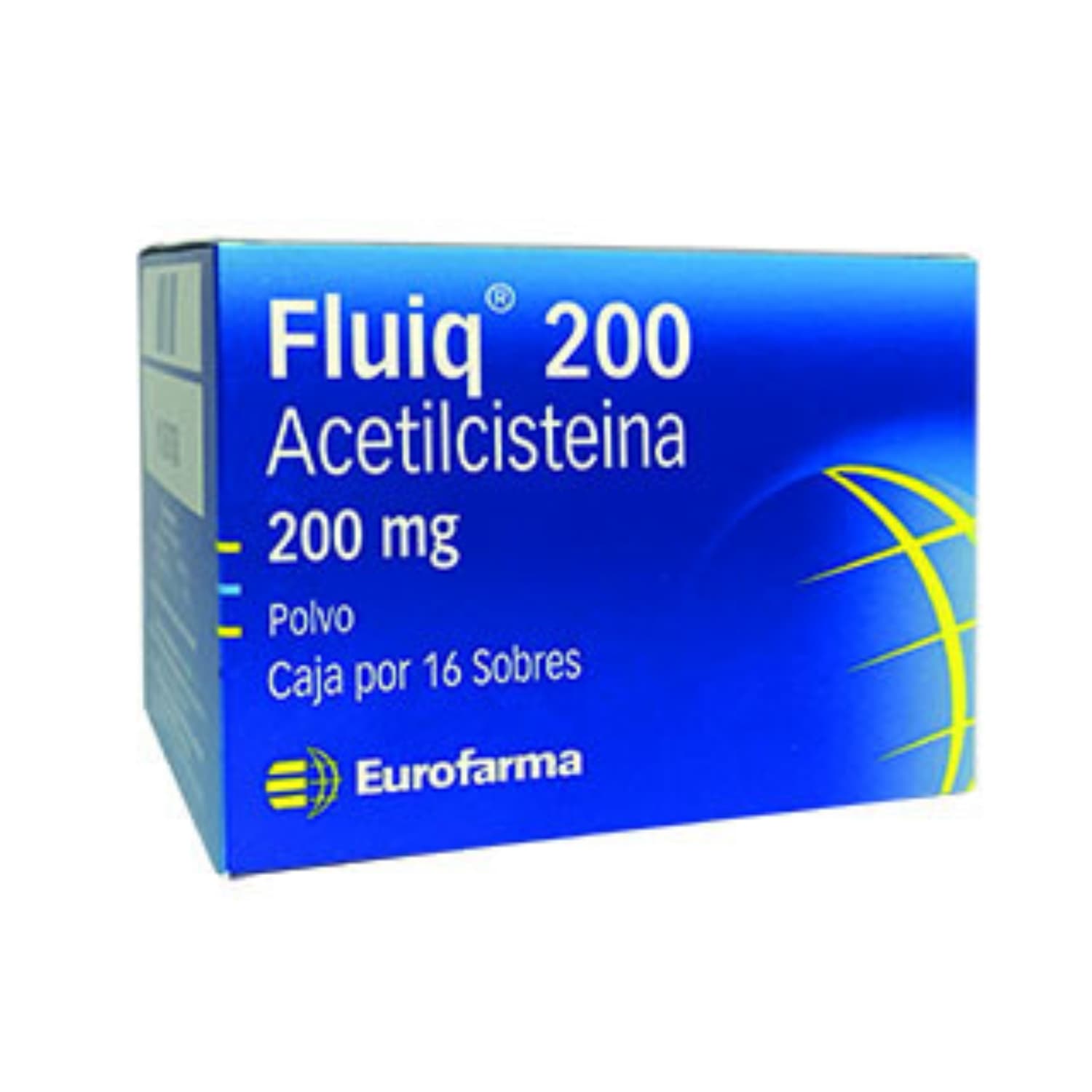 FLUIQ 200MG POLVO CJA X 16 SOBRES CAJA X 16 SOBRES (ACETILCISTEINA 200MG)