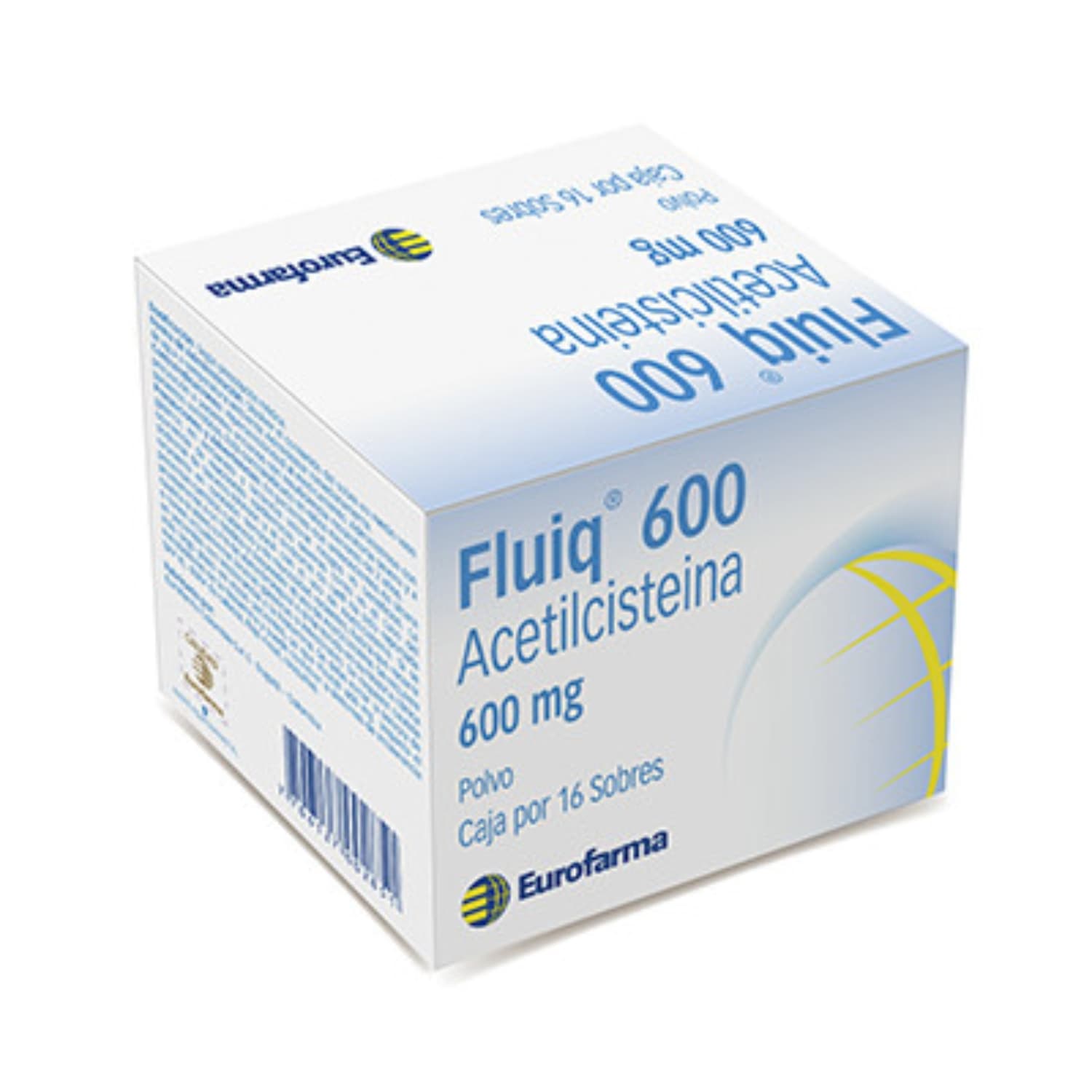 FLUIQ 600MG POLVO CJA X 16 SOBRE CAJA X 16 SOBRES (ACETILCISTEINA 600MG)