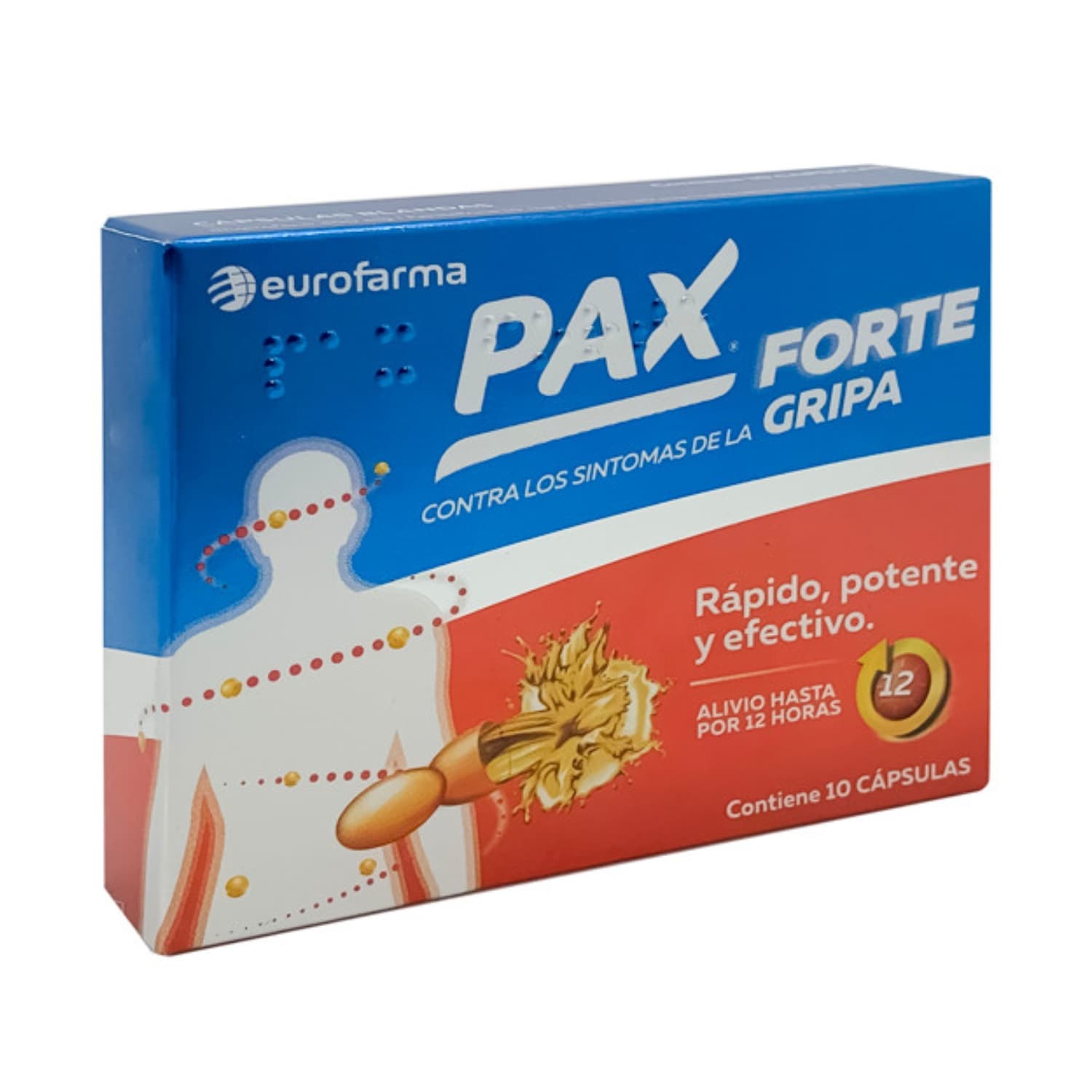 PAX FORTE 400MG CJA X 10CBG CAJA X 10 TAB