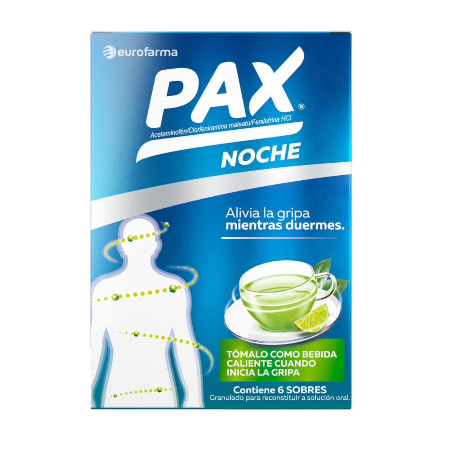 PAX NOCHE PANELA LIMON CJA X 6 SOBRES 6G CAJA X 6 SOBRES