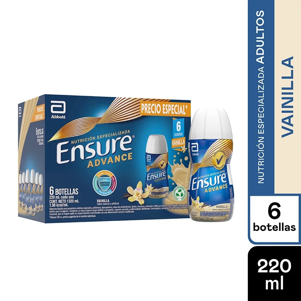 ENSURE ADV RPB VAINILLA PACK x 6 PACK X 6