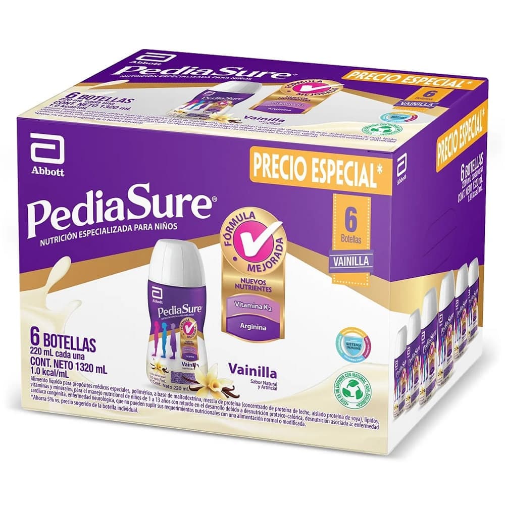 PEDIASURE RPB VAINILLA PACK x 6 PACK X 6