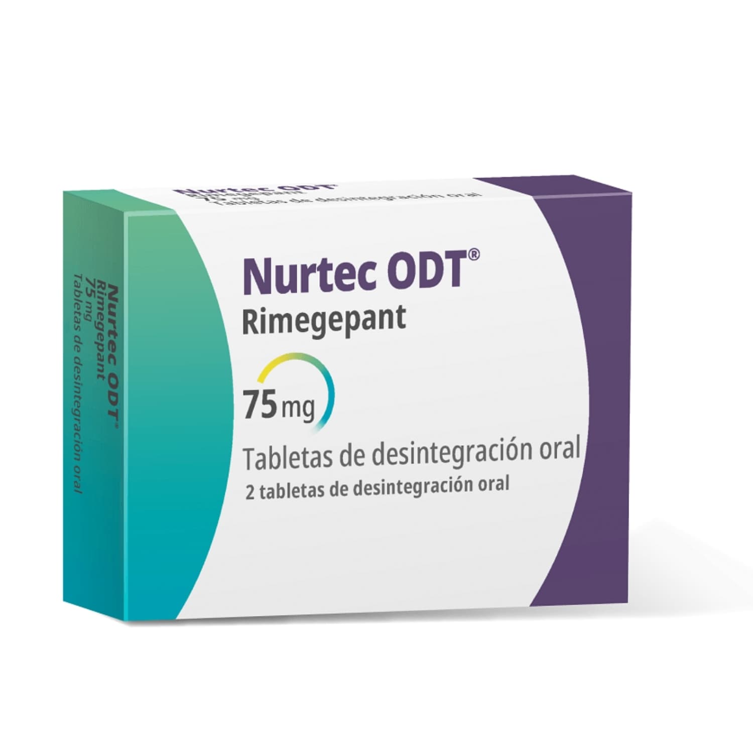 NURTEC ODT 75MG TOD 1X2 CAJA X 2 TAB (RIMEGEPANT)