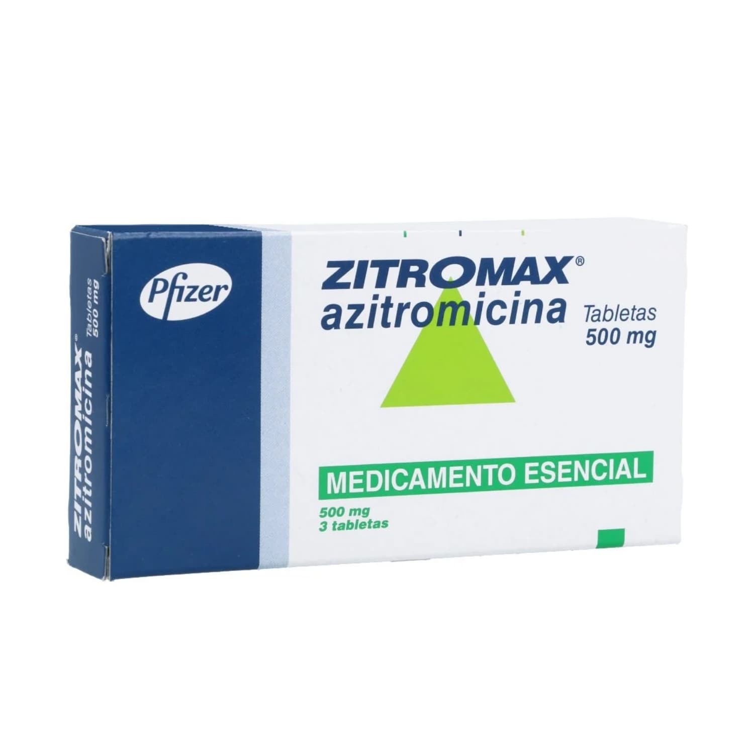 ZITROMAX 500MG X 3 TABLETAS CAJA X 3 TAB (AZITROMICINA)