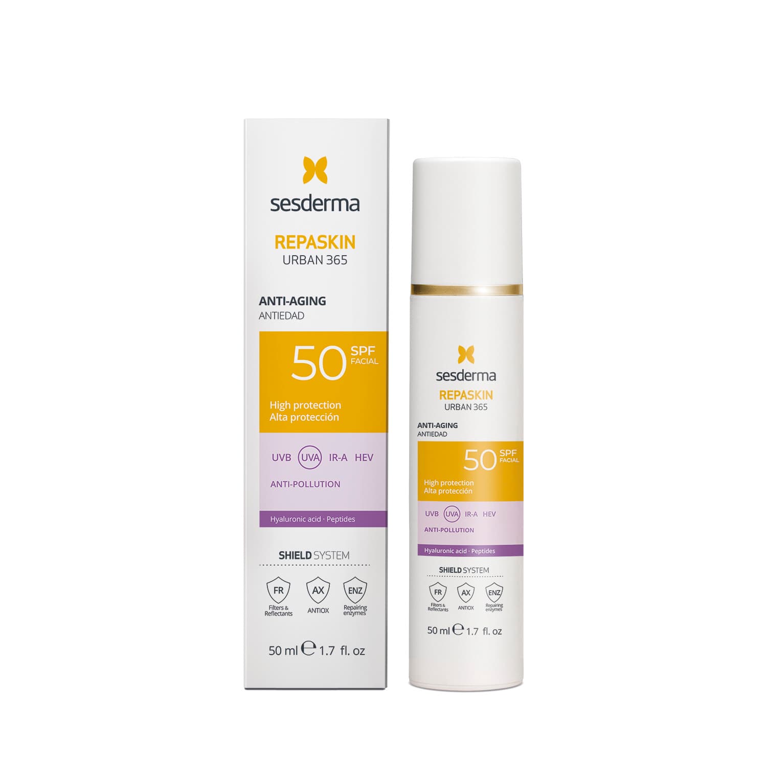 REPASKIN URBAN 365 ANTIEDAD SPF50+ FRASCO X 50 ML ()