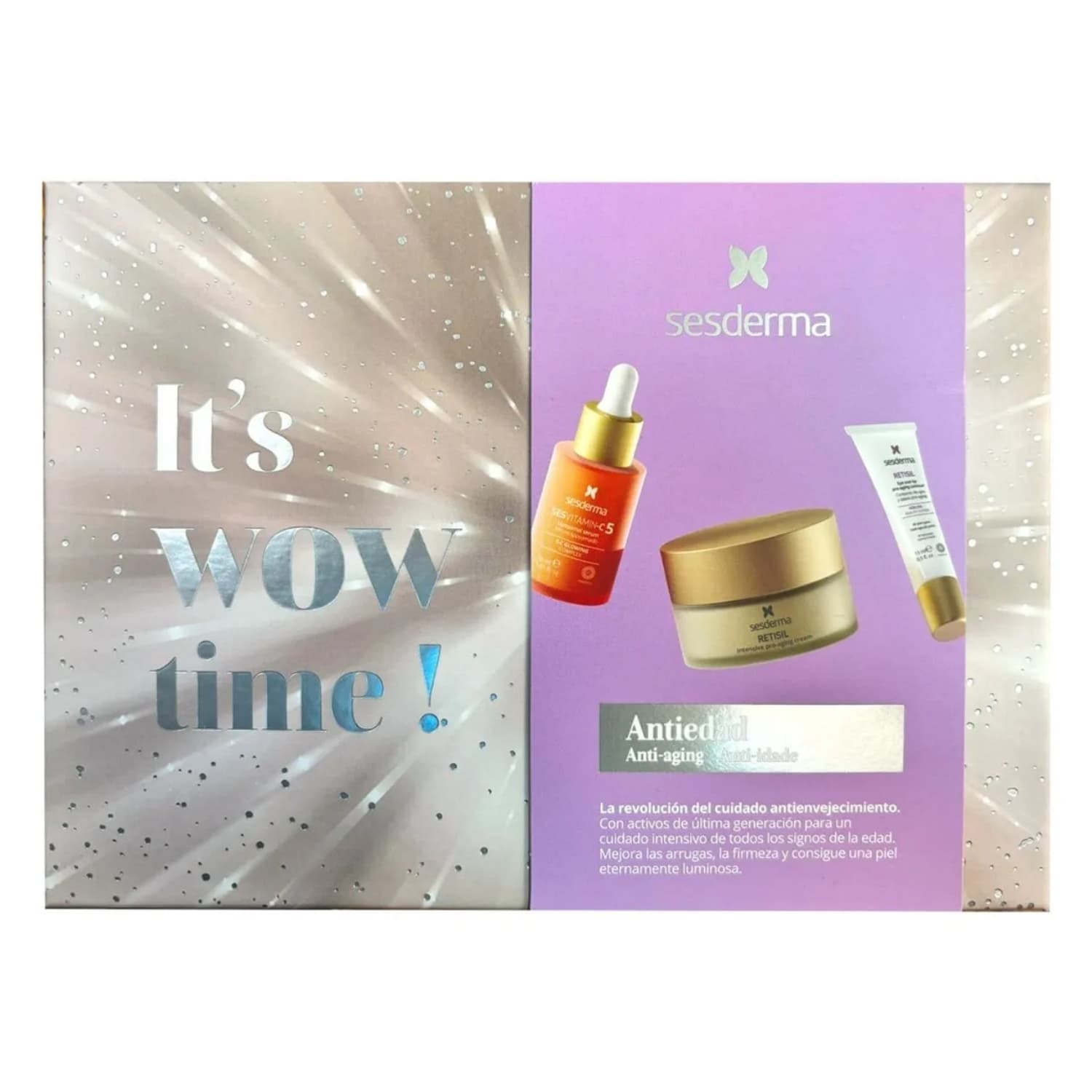 KIT ANTIEDAD SESVITAMIN C SERUM + RETISIL CREMA + RETISIL CONTORNO OJOS KIT (NO APLICA)