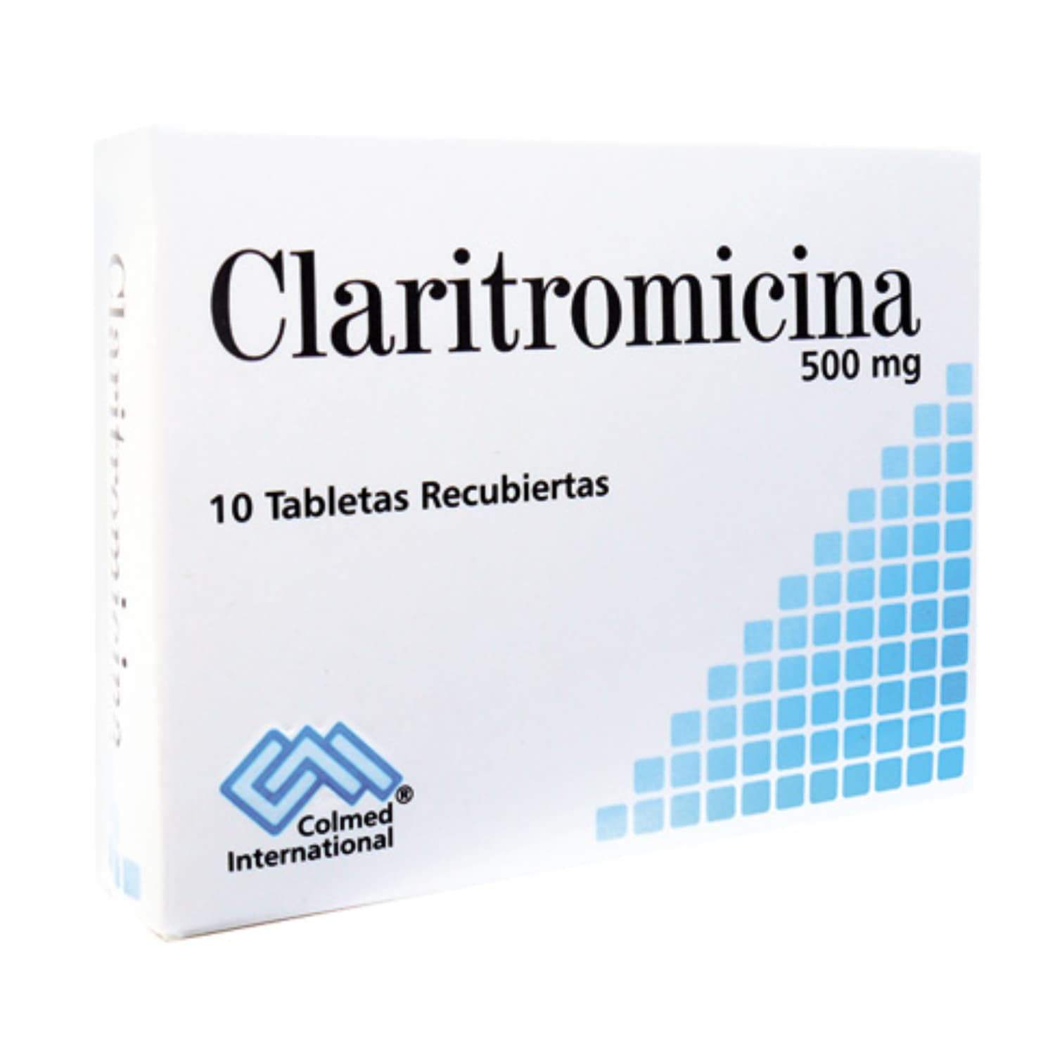 CLARITROMICINA 500 MG TAB X 10 TAB (CLARITROMICINA)