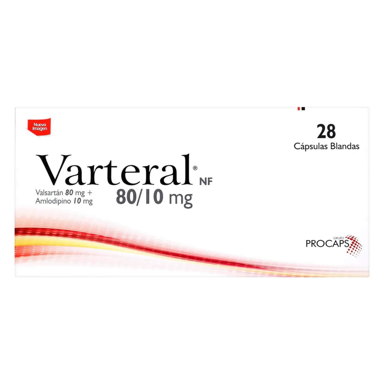 VARTERAL 80/10 MG CAJA X 28 CAP (AMLODIPINO+VALSARTAN)
