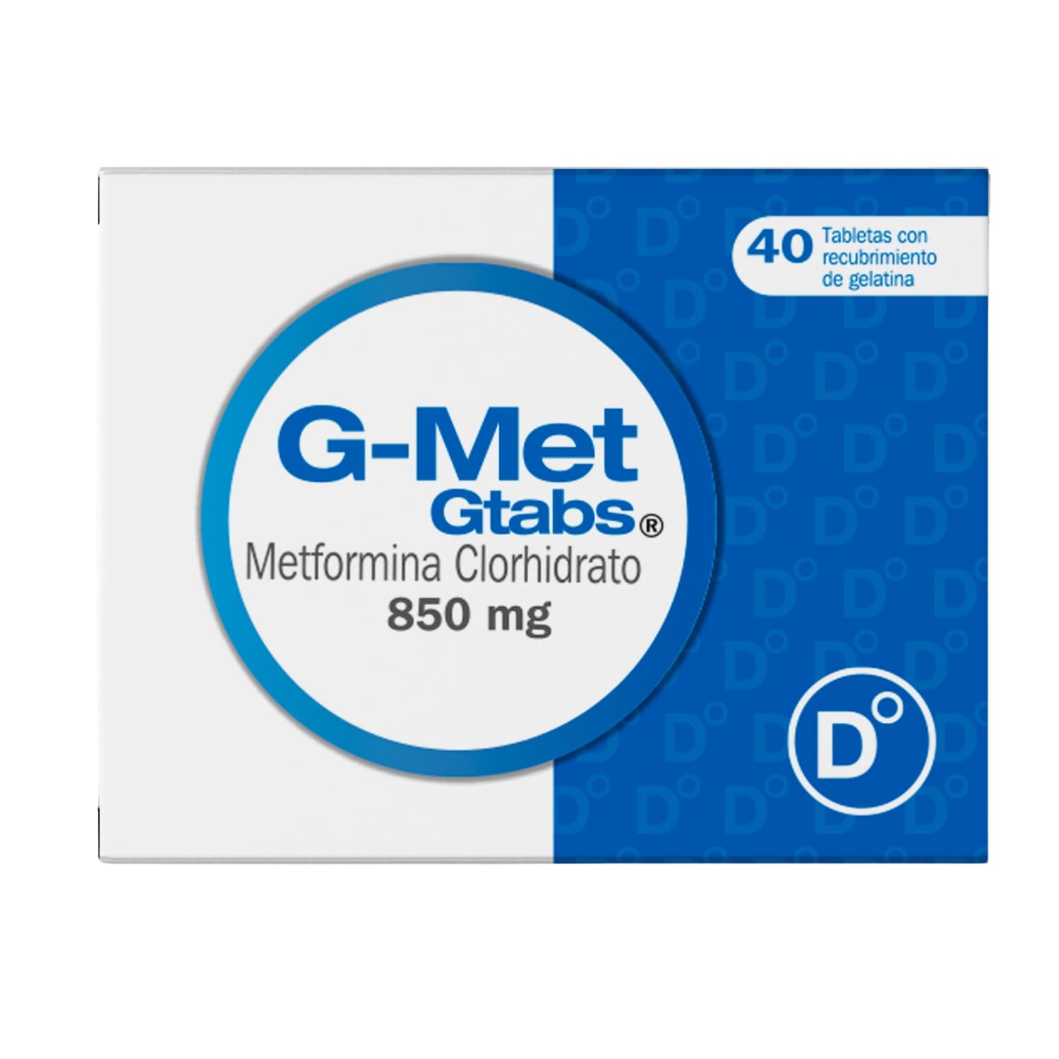 G-MET 850 MG CJA X 40 TAB CJA X 40 TAB (METFORMINA)