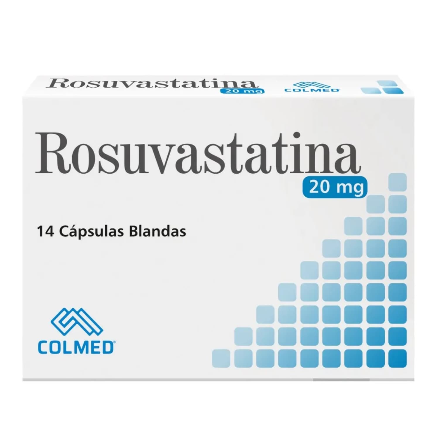 ROSUVASTATINA 20 MG CBG CJA X 14 TAB (ROSUVASTATINA)
