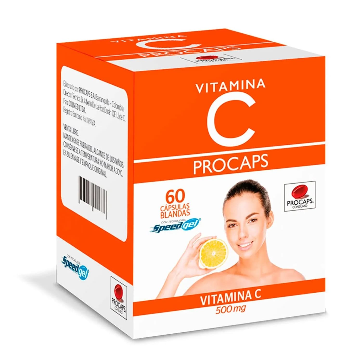 VITAMINA C 500 MG CAJA X 60 CAP (ASCORBICO ACIDO (VITAMINA C))