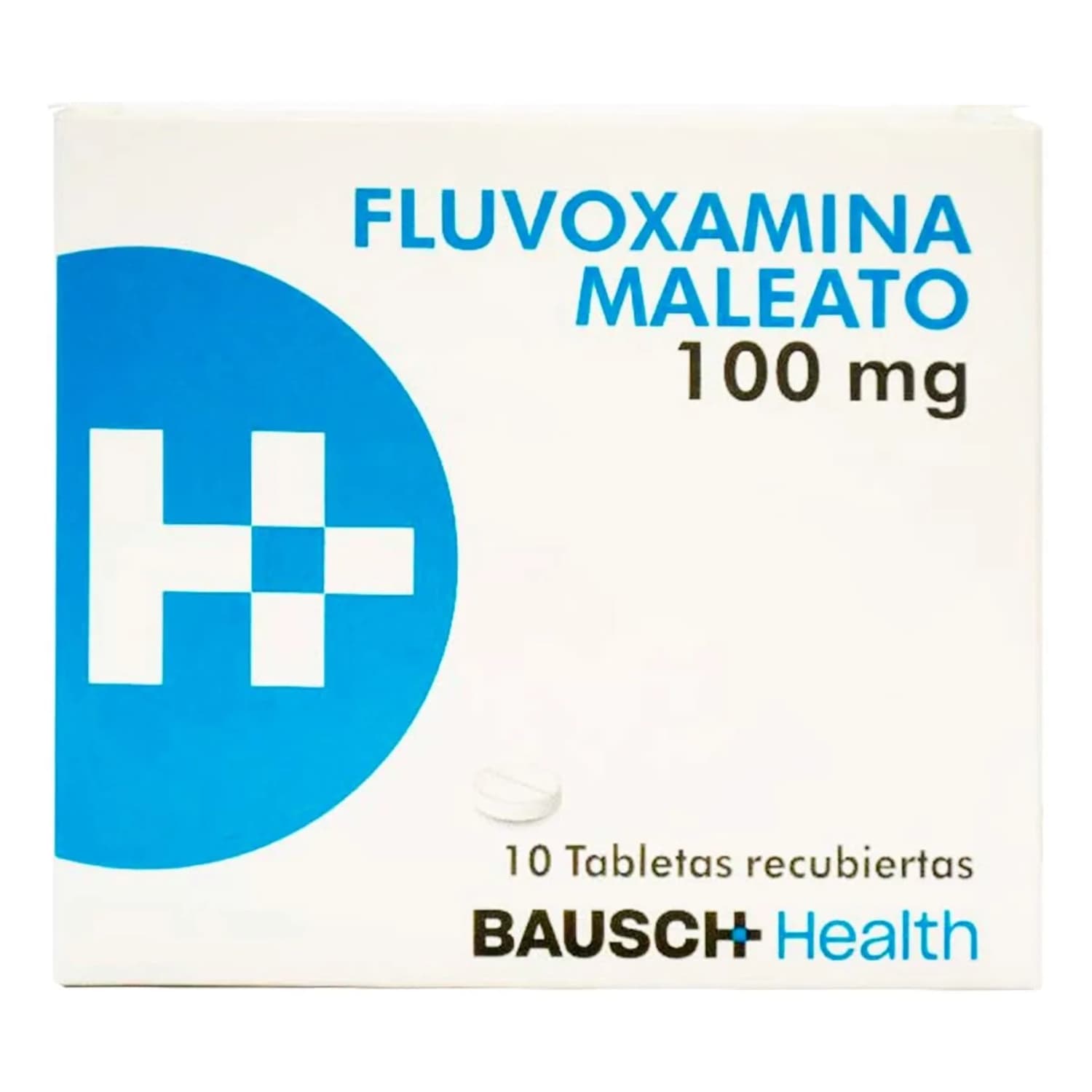 FLUVOXAMINA 100 MG CAJA X 10 TAB CAJA X 10 TABLETAS (FLUVOXAMINA 100 MG)