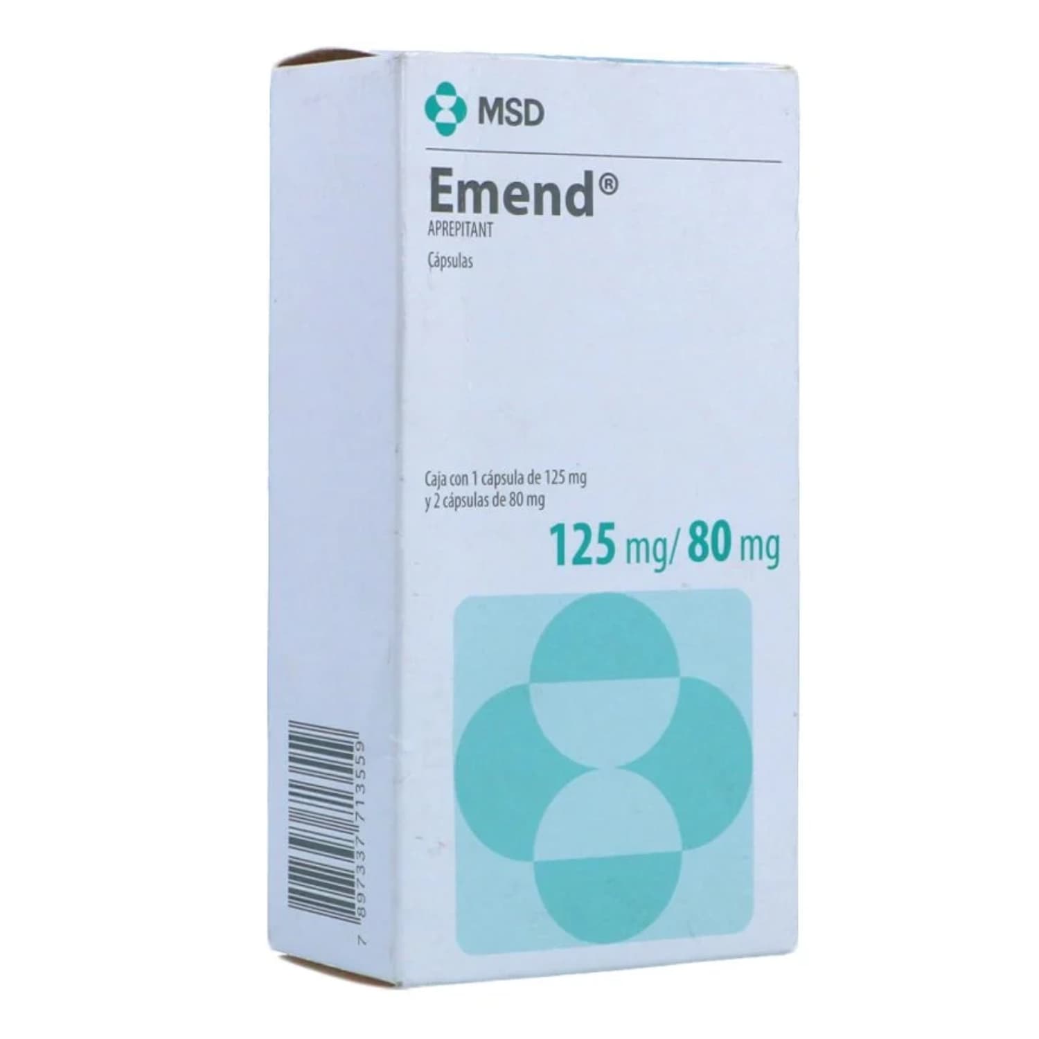 EMEND 125MG 1 & 80MG 2 COL (GOB) CAJA X 3 CAPSULA (APREPITANT)