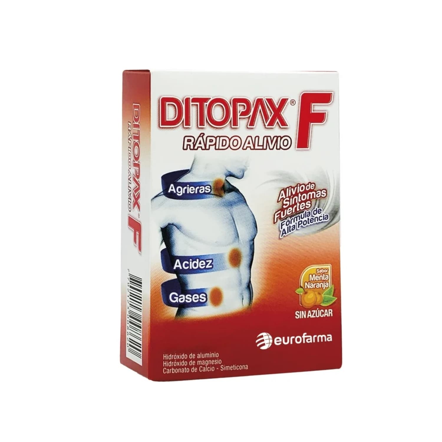 DITOPAX F CJA X 25 TAB SABOR MENTA-NARANJA CAJA X 25 TAB