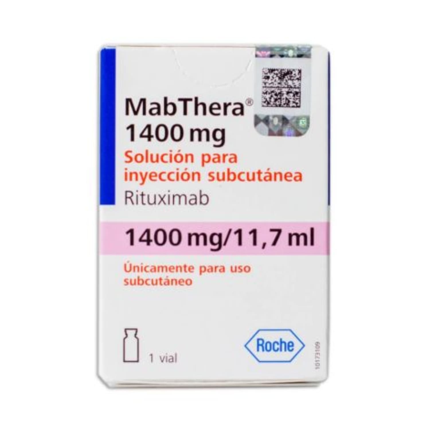 MABTHERA 1400 MG/11.7 ML CAJA X 1 VIAL CAJA X 1 VIAL (RITUXIMAB)