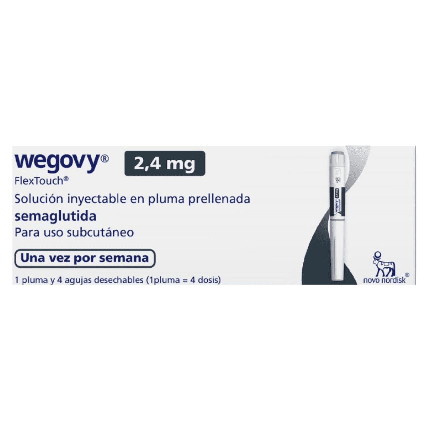 WEGOVY 2,4 MG/DOSIS (3,2 MG/ML) INYECTABLE (SEMAGLUTIDA)